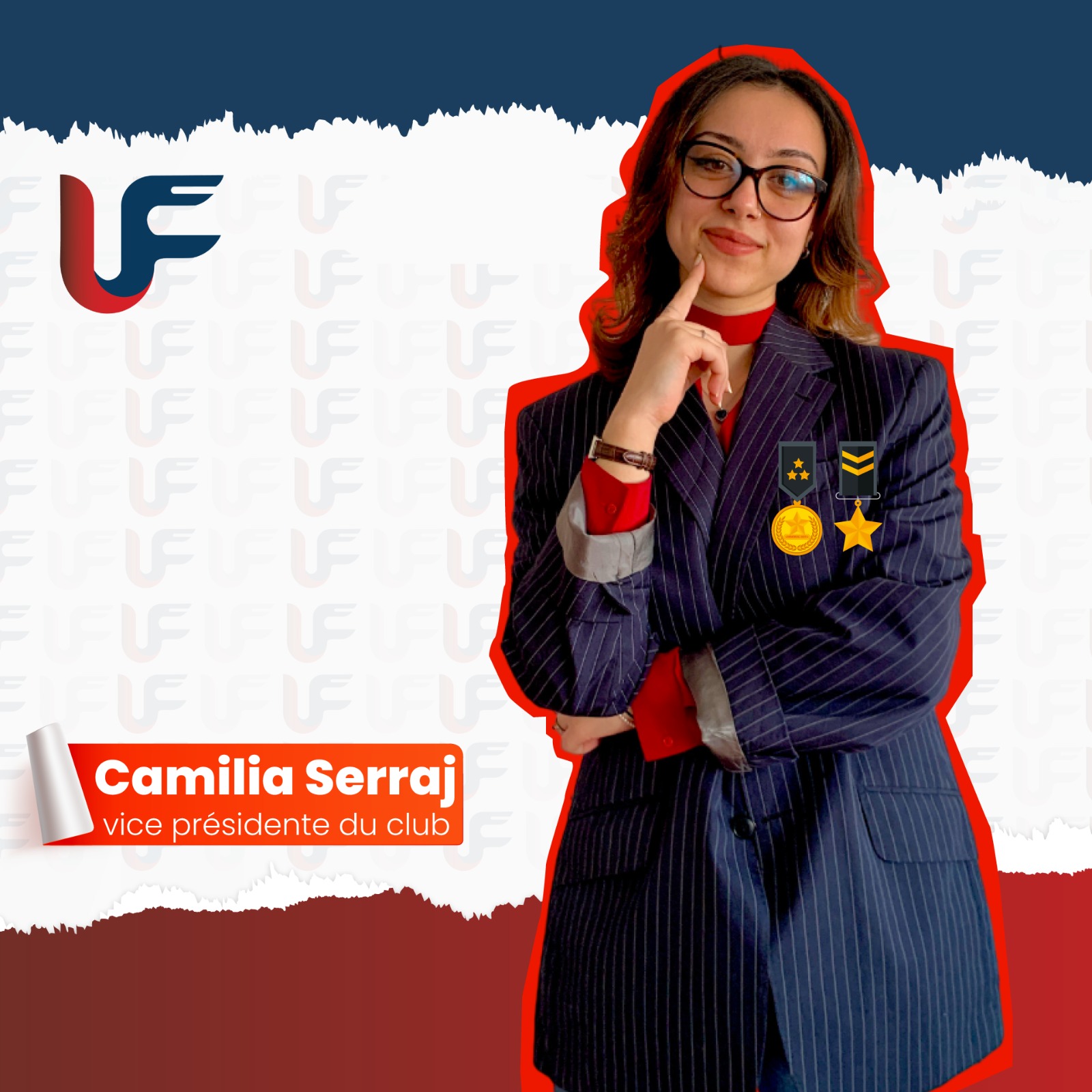 Vice présidente du club