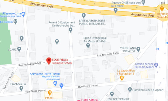 EDGE Business School Localisation Casablanca